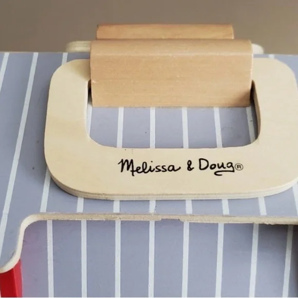 Melissa & Doug Red and White Barn with Gray Roof - Picture 2 of 4